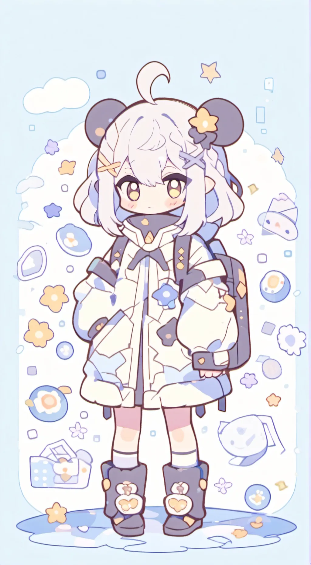 ai character: DW SLEEPOVER background