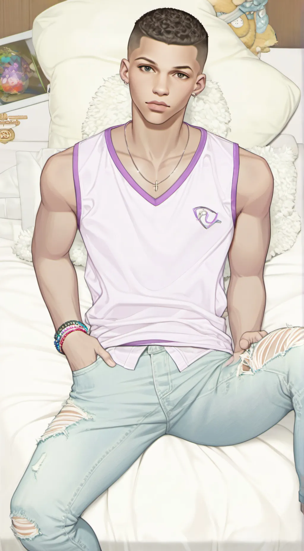 ai character: Eitan (BL) background