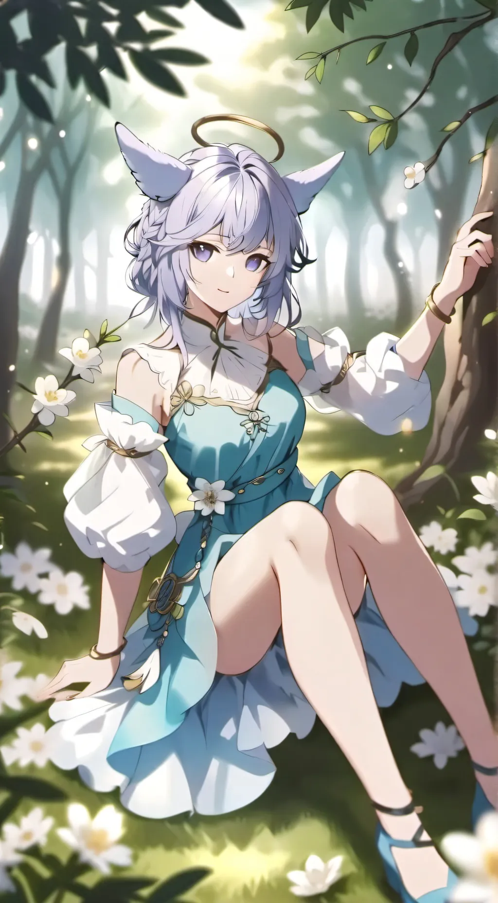 ai character: Star background