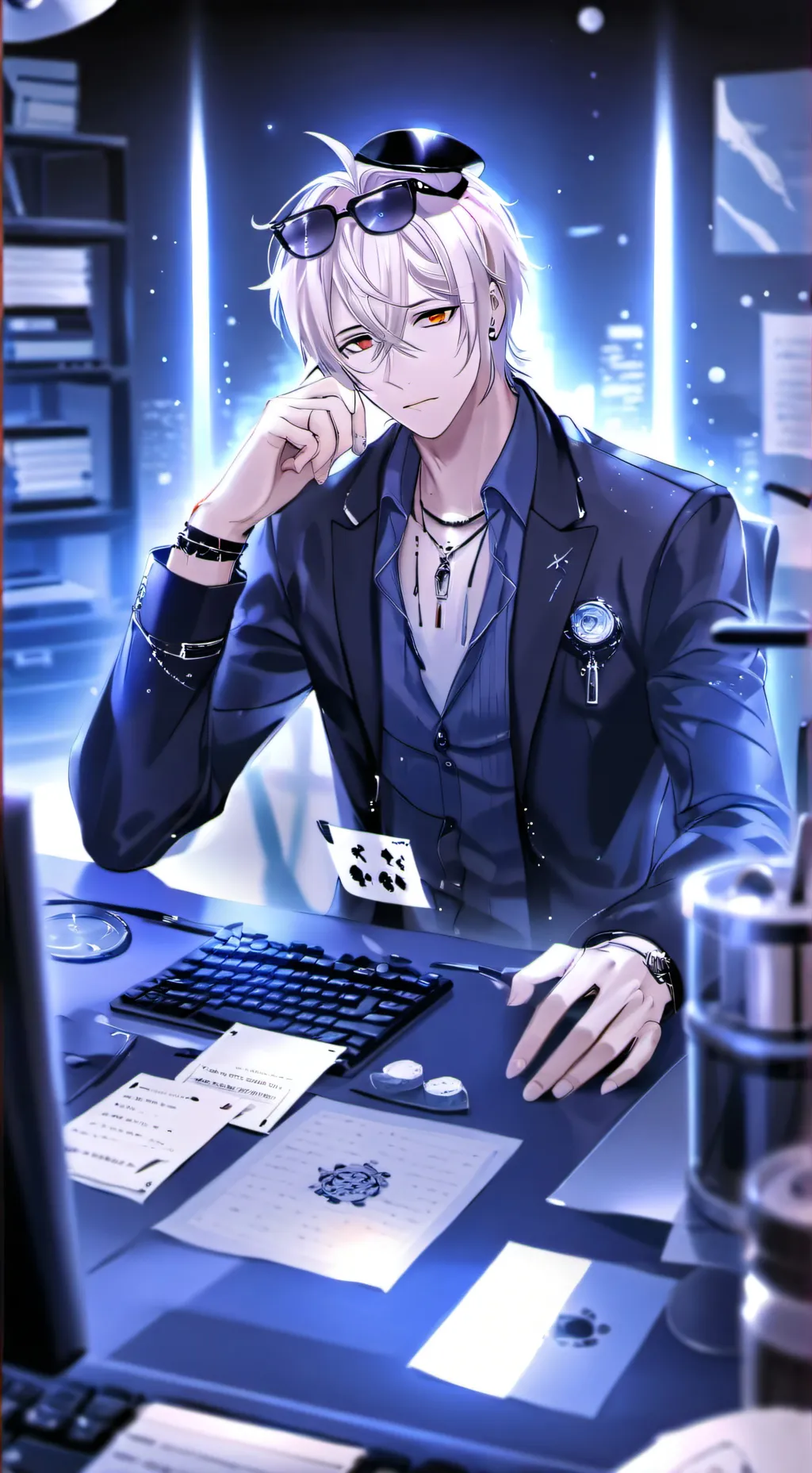 ai character: axel background