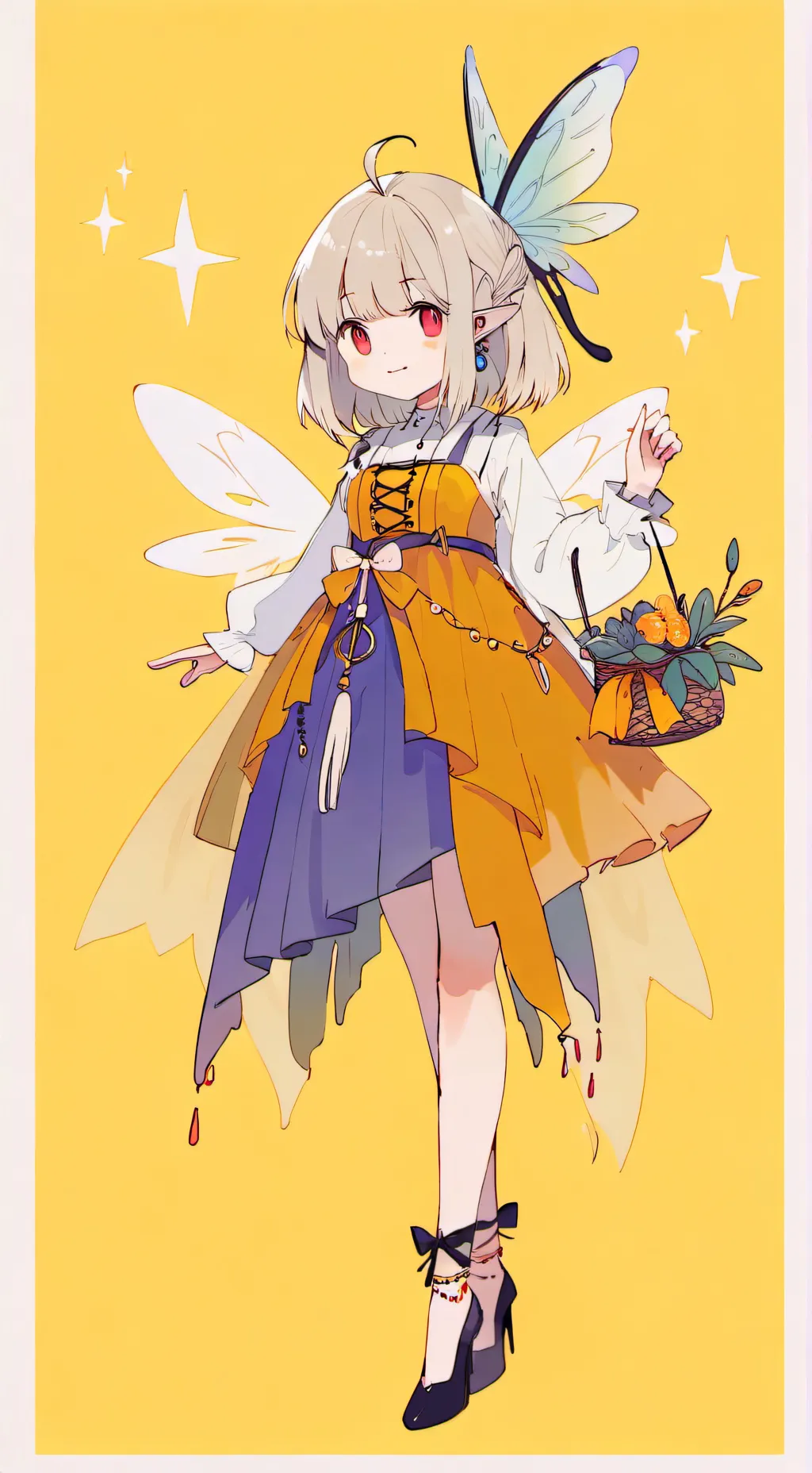 ai character: mha fairy background