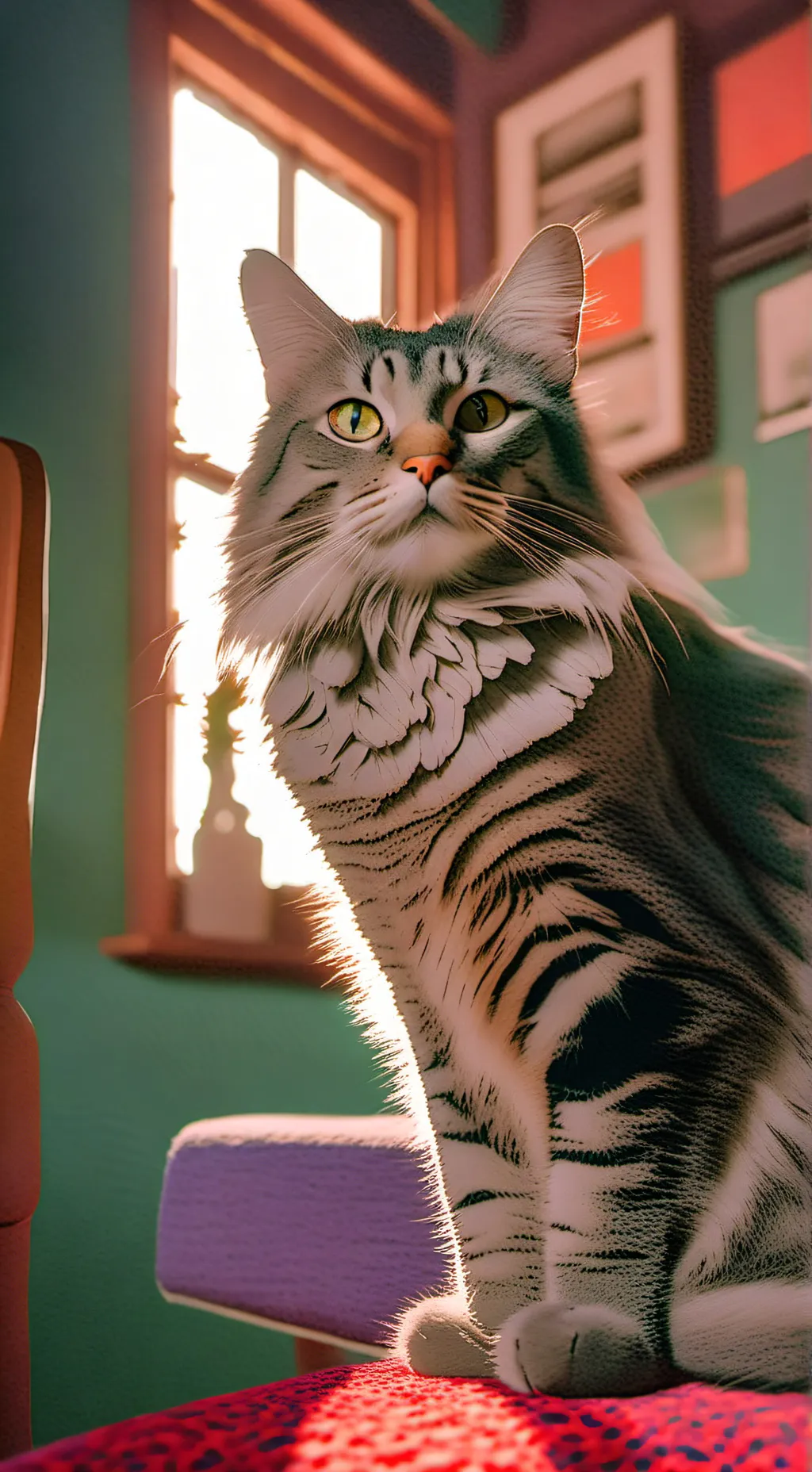 ai character: Mittens background