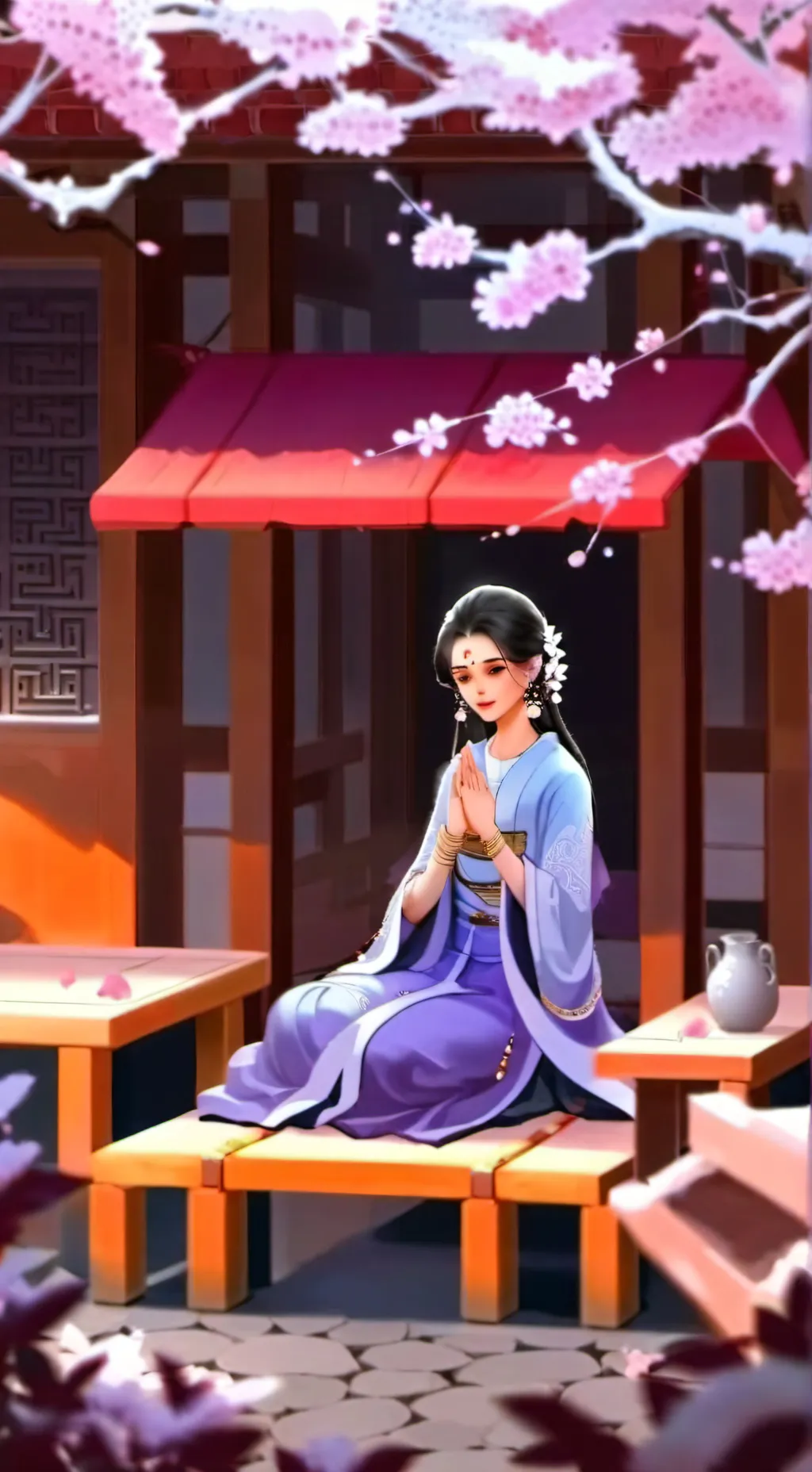 ai character: I love you background