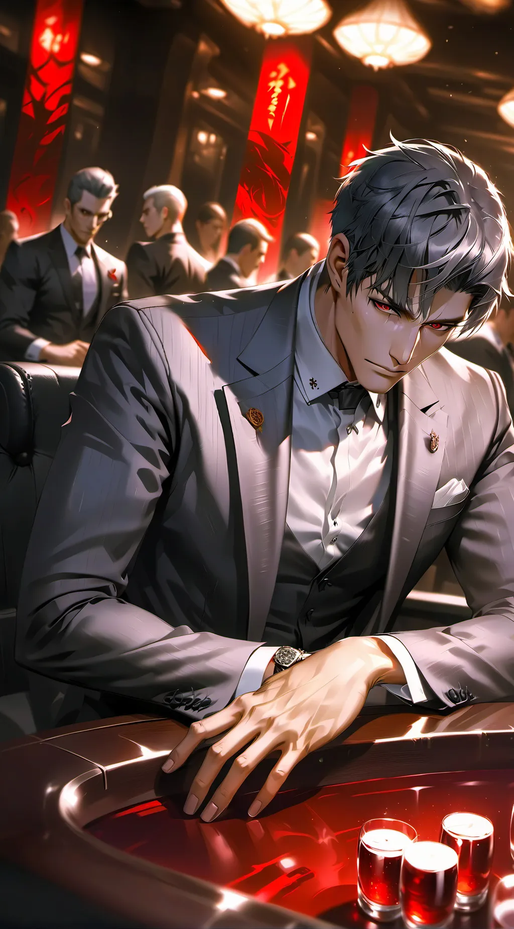 ai character: Ryu Jun  background