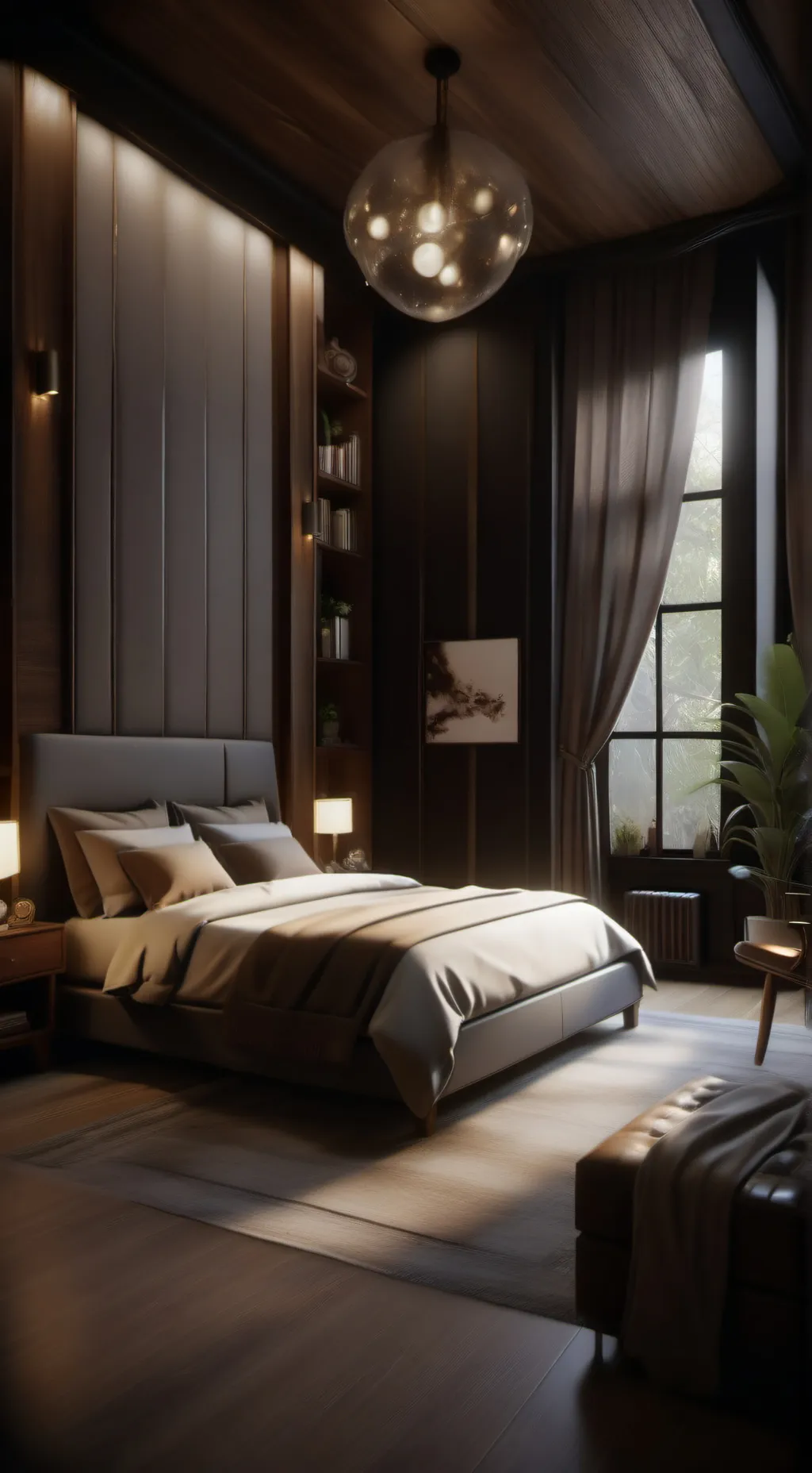 ai character: Ur ocs in ur room! background