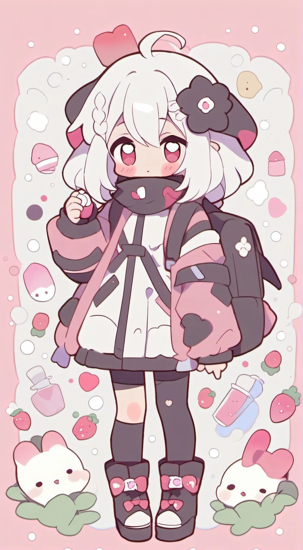 ai character: MHA no parque  background