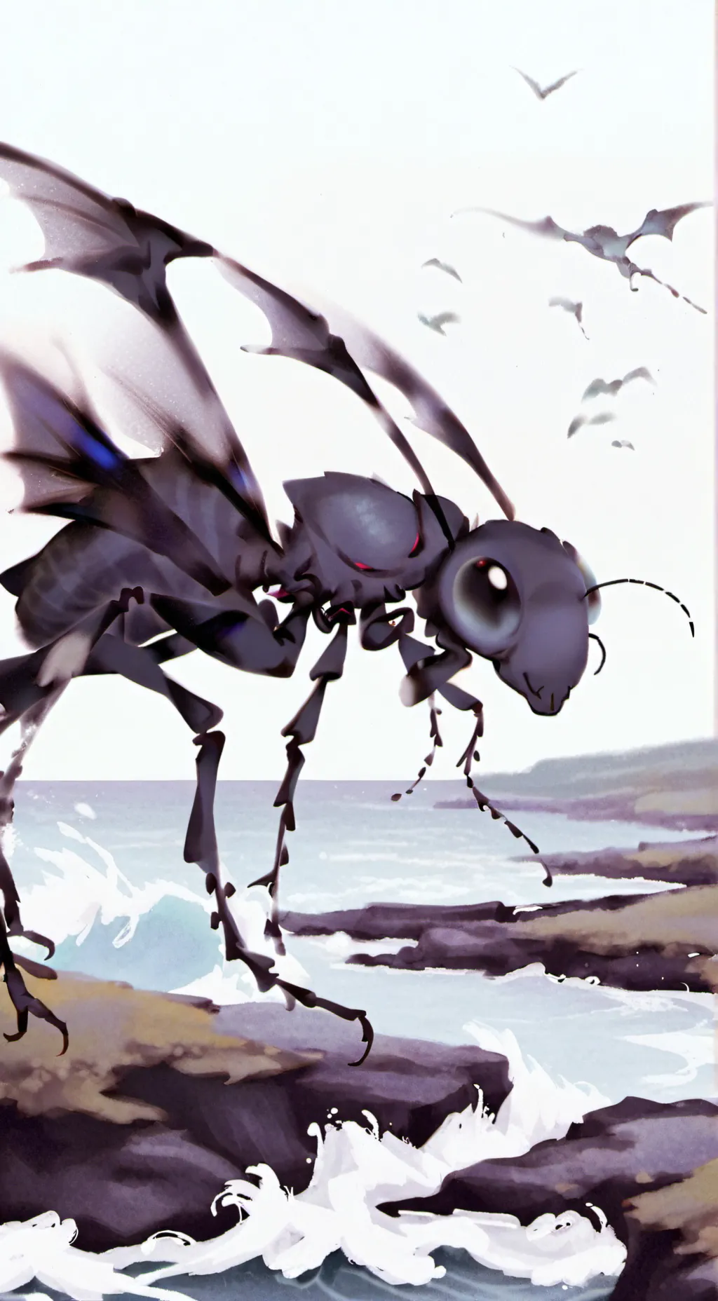 ai character: la mosca magica✨ background