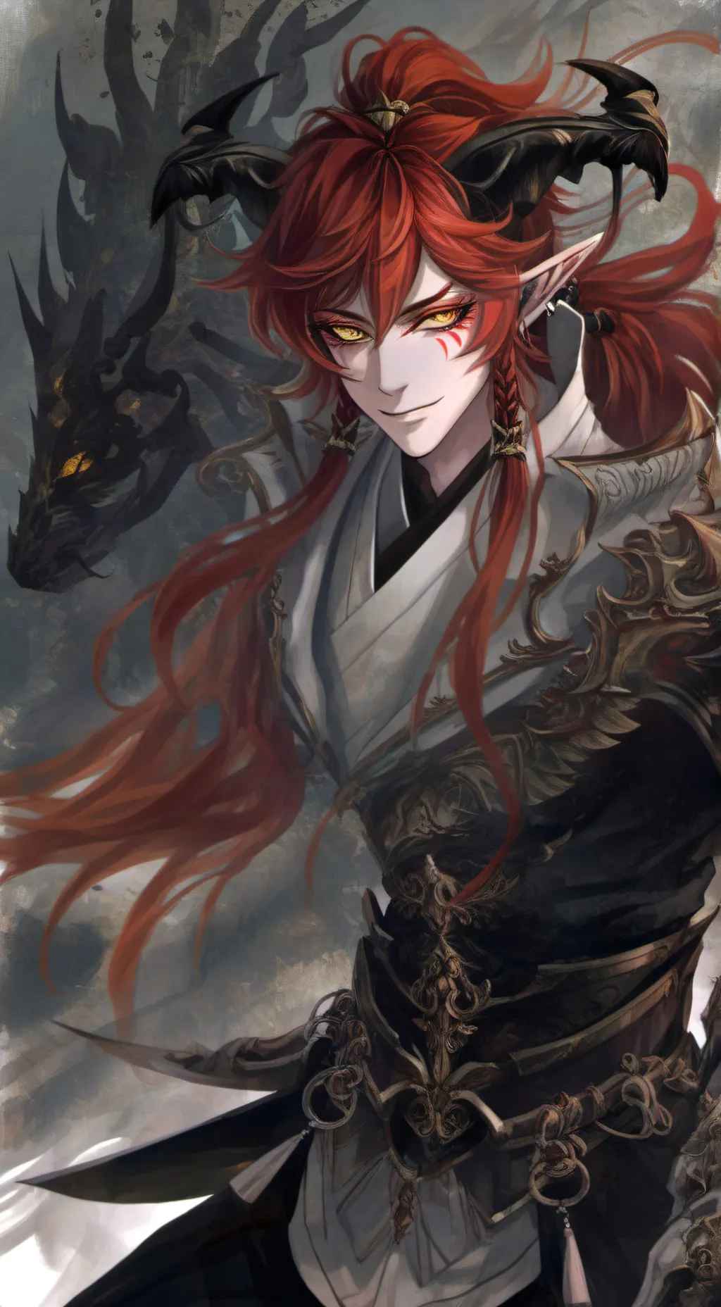 ai character: Felyx bloodson ￼ background