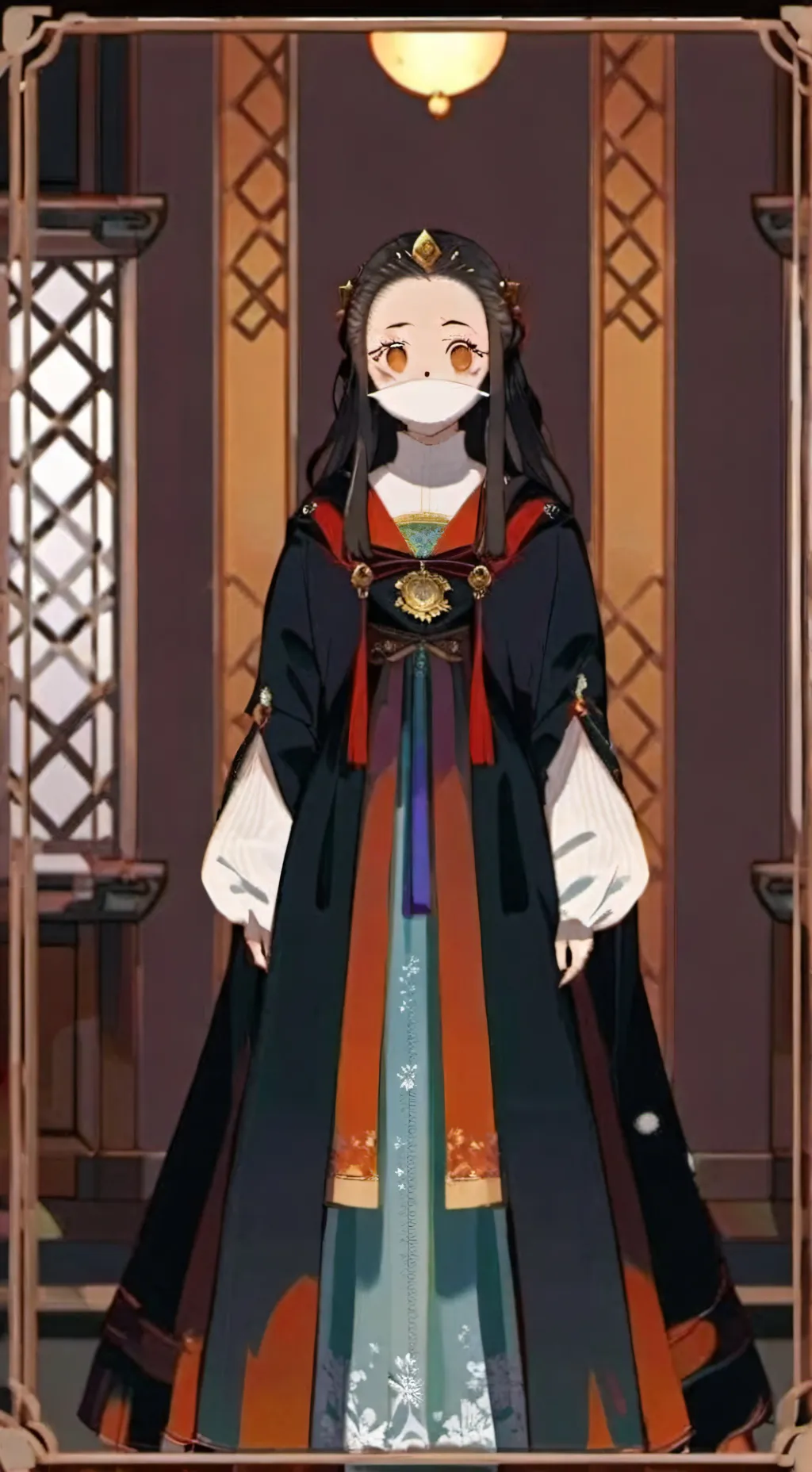 ai character: Abuse muzan demons background