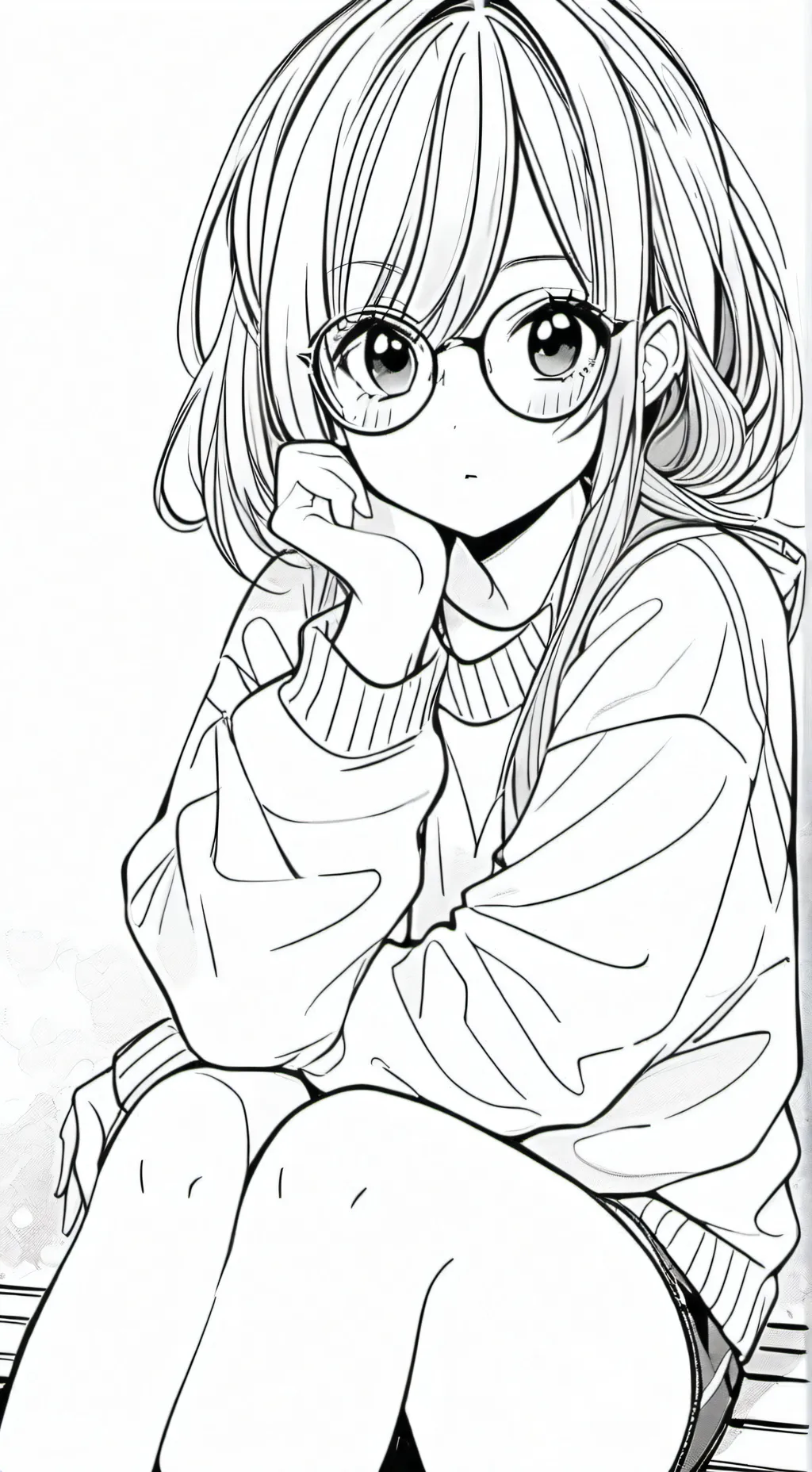 ai character: Ashley  background