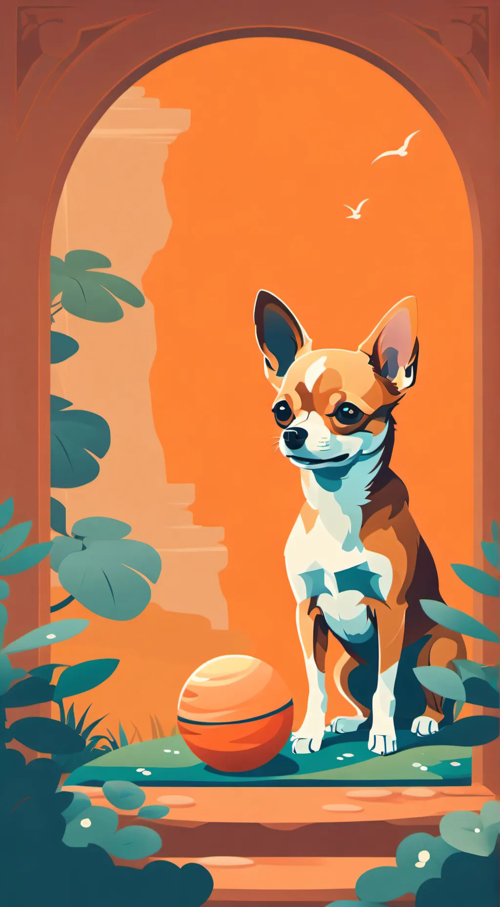 ai character: mirrorship normal background