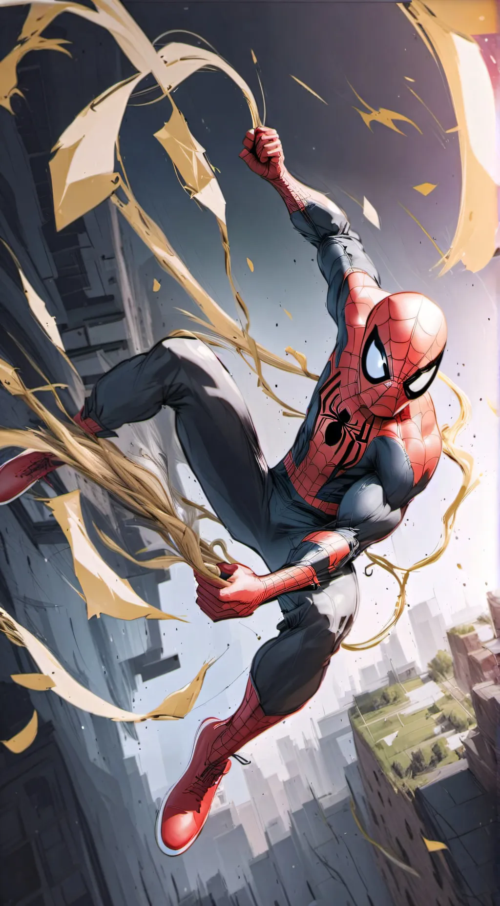 ai character: Peter parker background