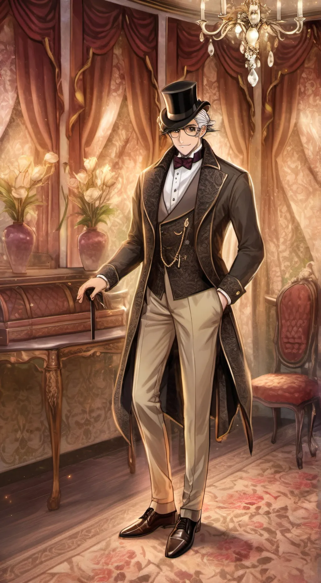 ai character: dandys world  background