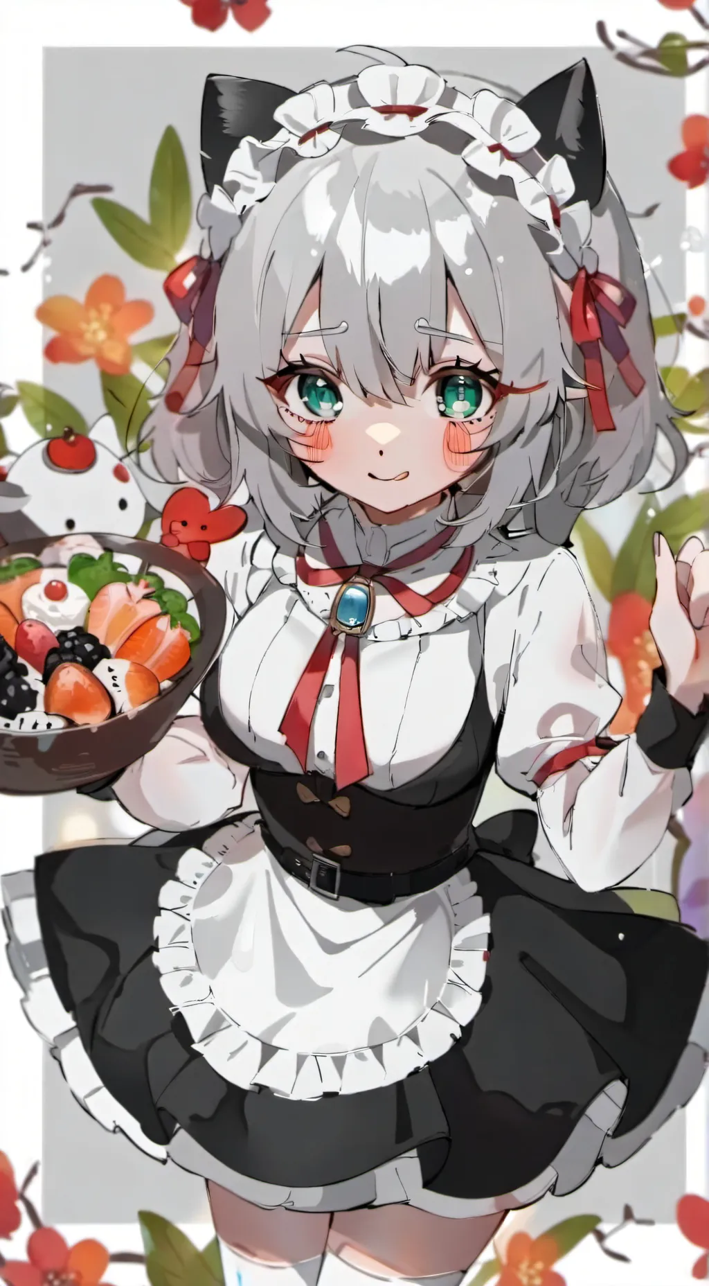 ai character: maid background