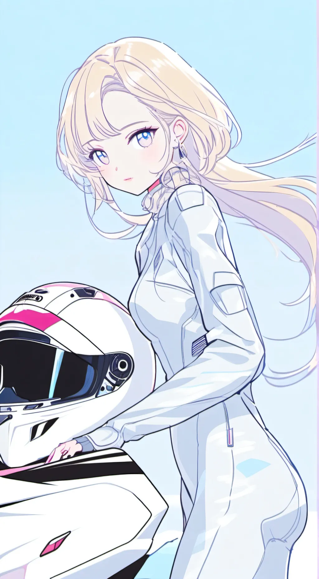 ai character: bike Lilly  background