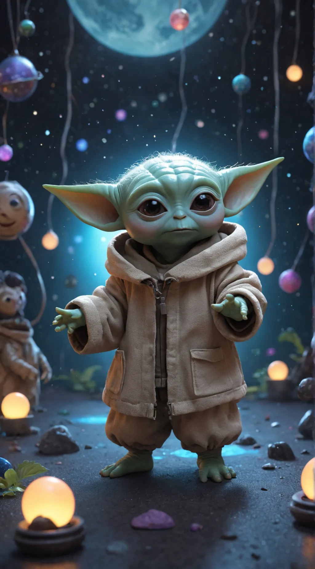 ai character: Yogly background