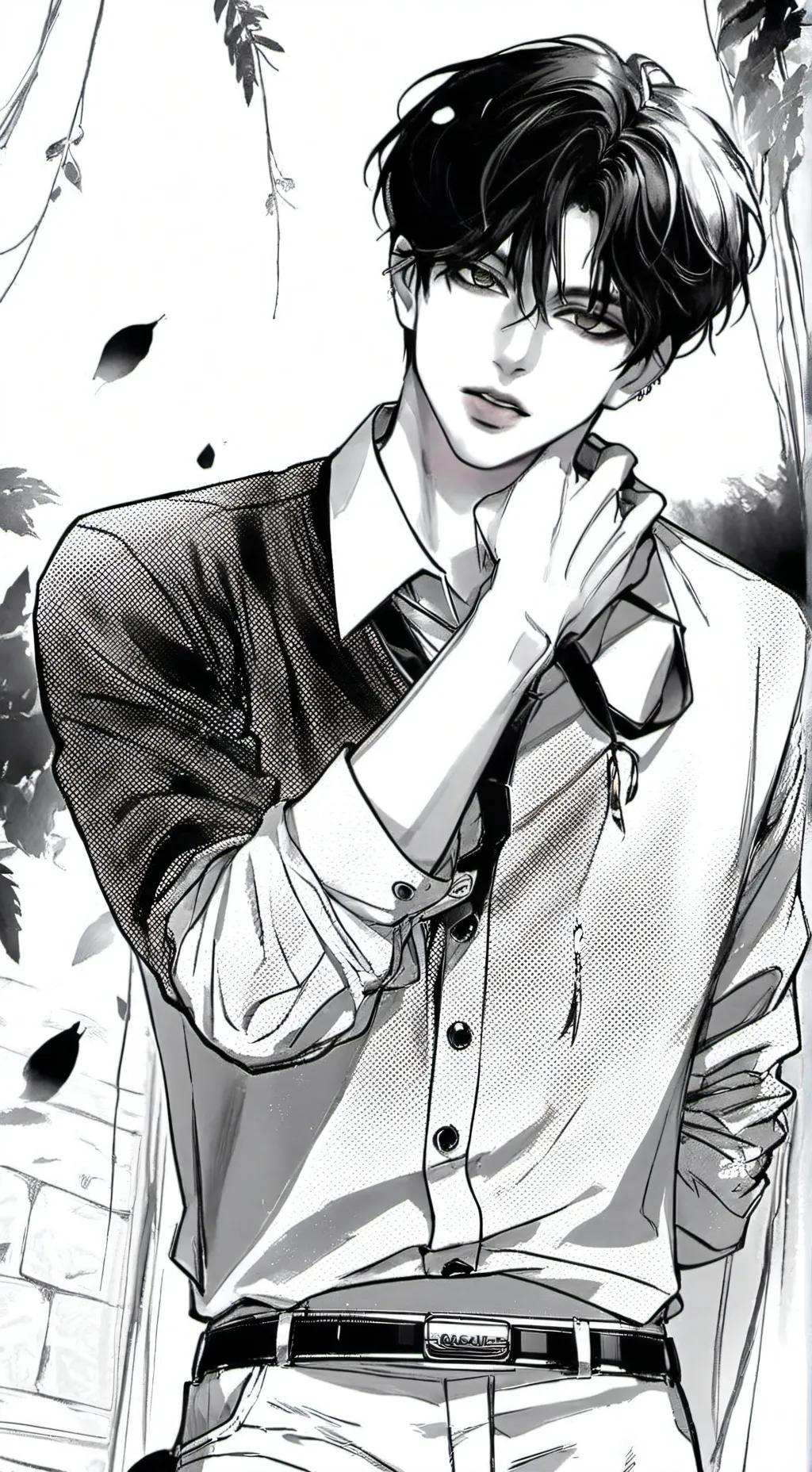 ai character: Xander💕 background