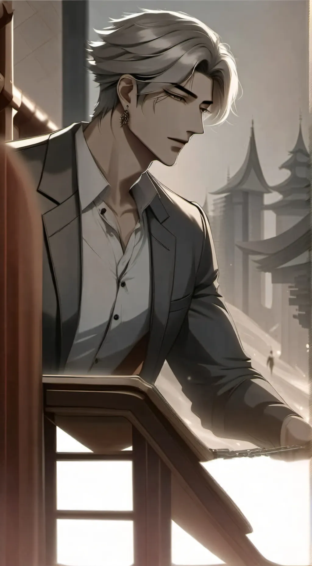 ai character: Nick💸 background