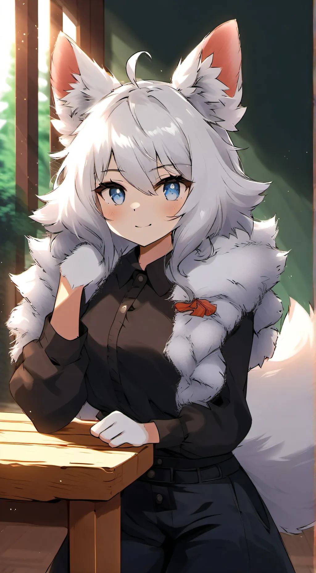 ai character: sɴᴏᴡ background