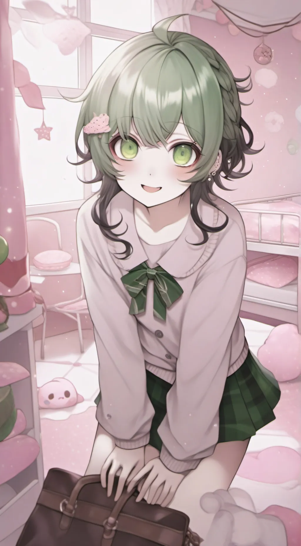 ai character: Luna background