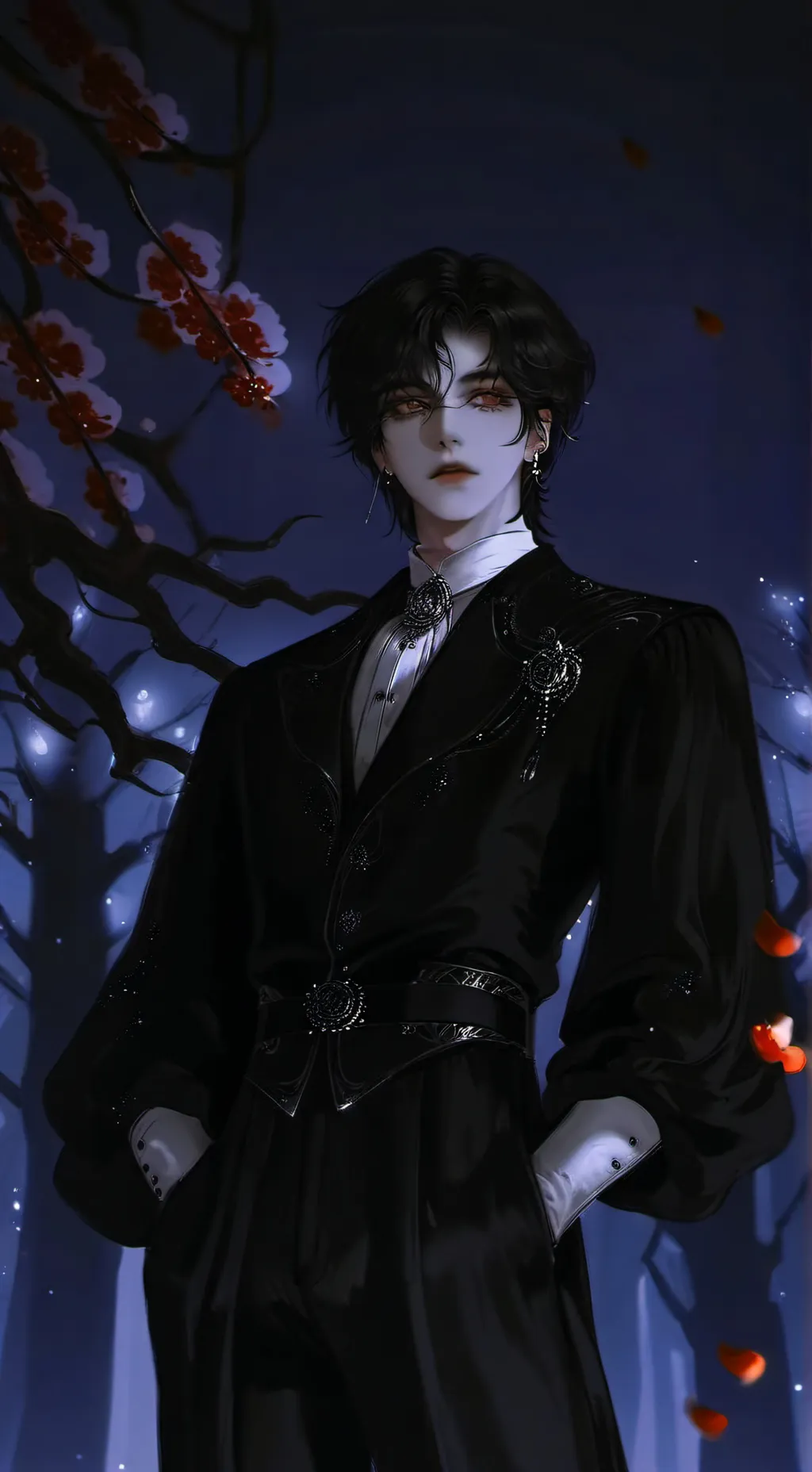 ai character: Mark🩸 background