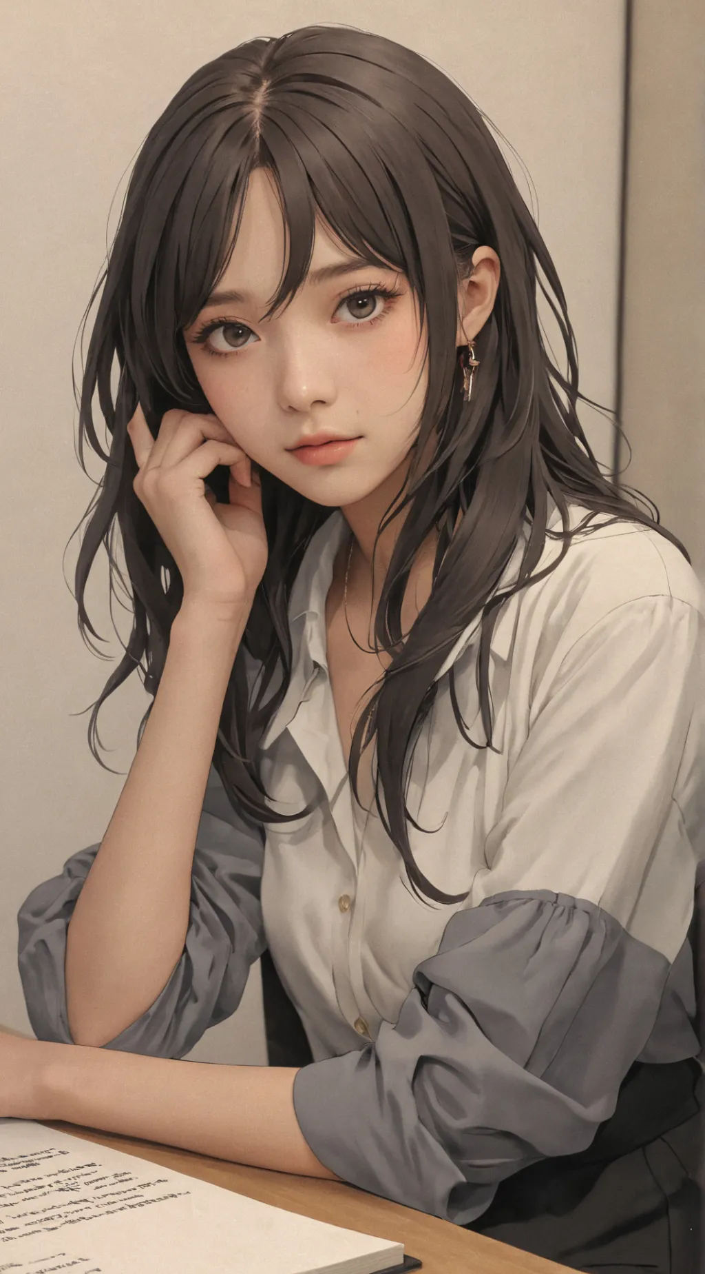 ai character: Ashley background