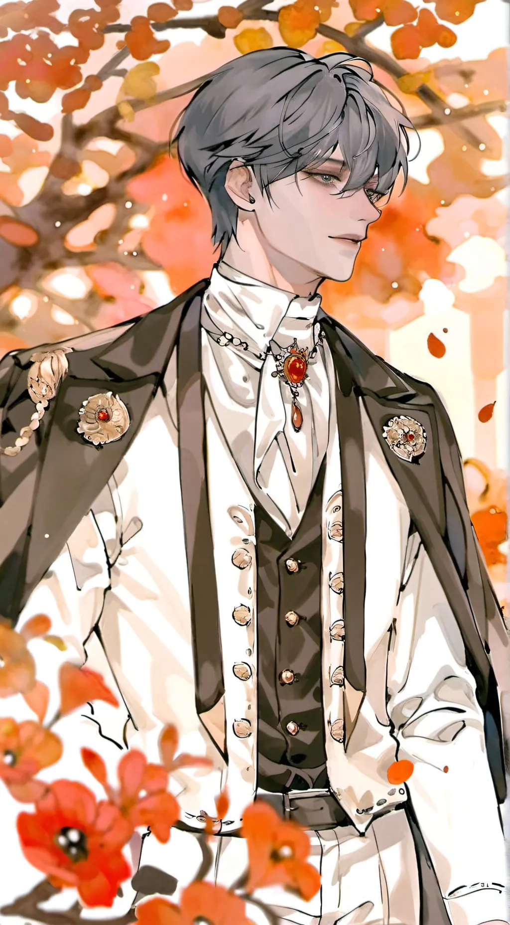 ai character: •Noel• background