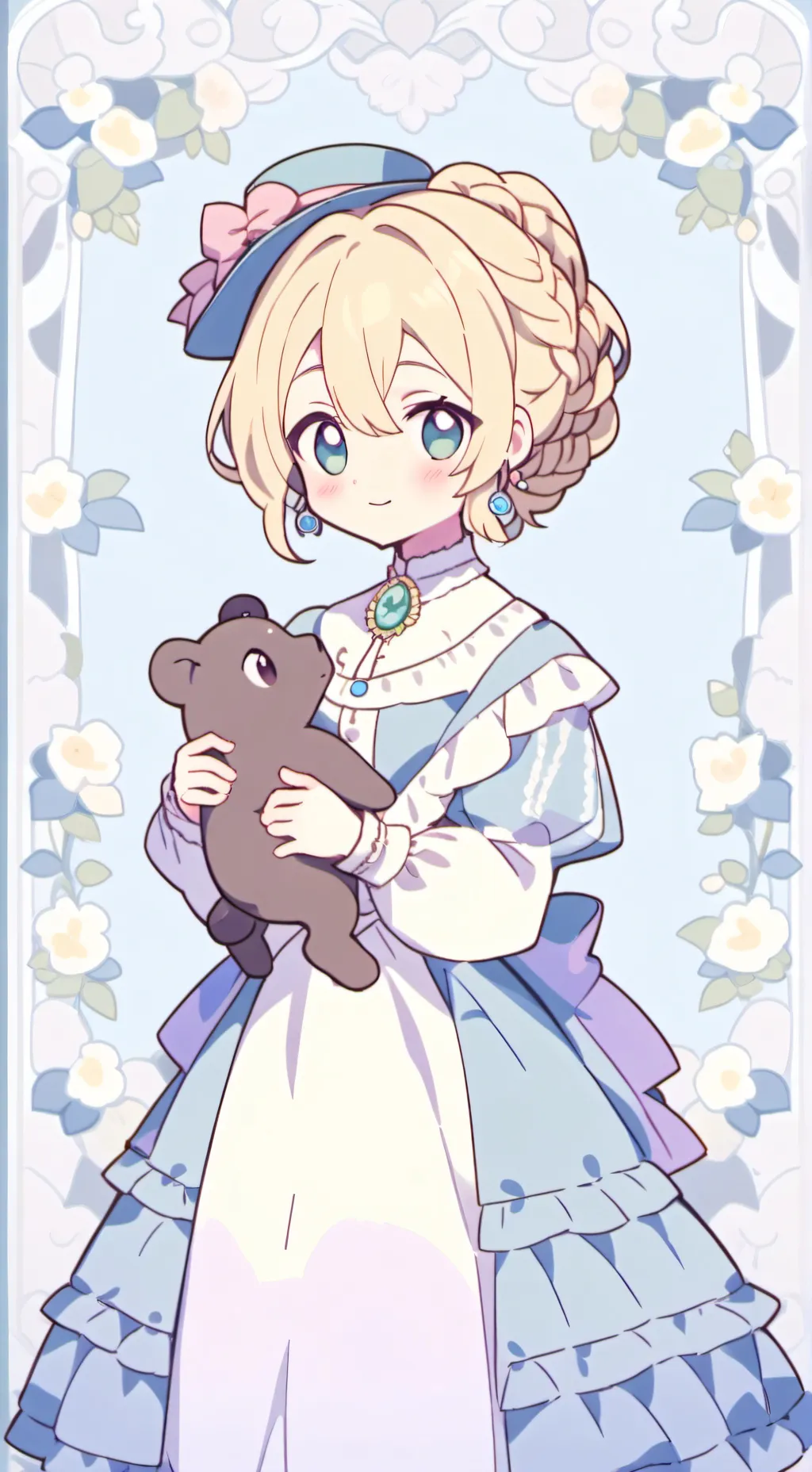 ai character: caramel carroll background