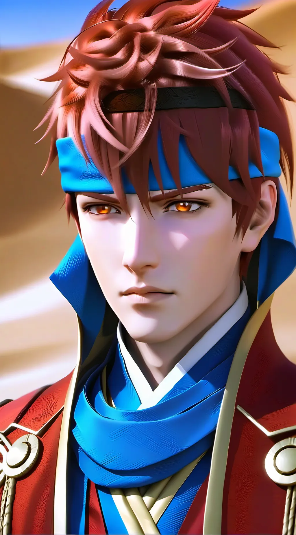 ai character: Gaara of the Sand background