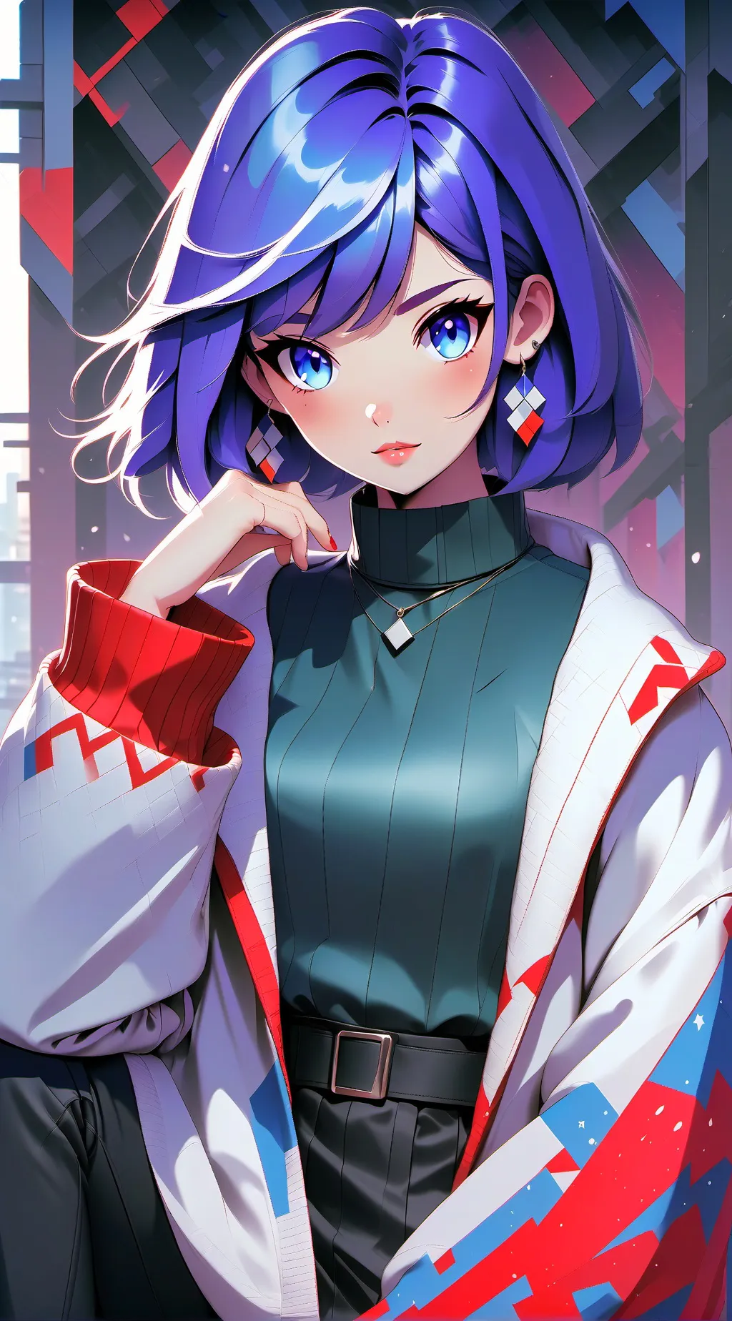 ai character: lunîao background