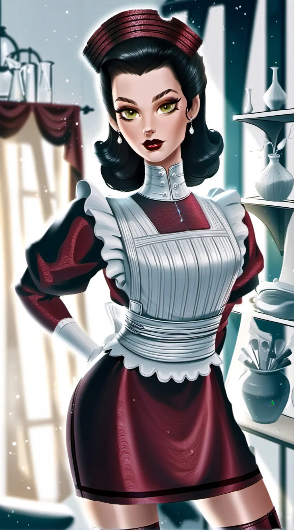 ai character: asistente  background