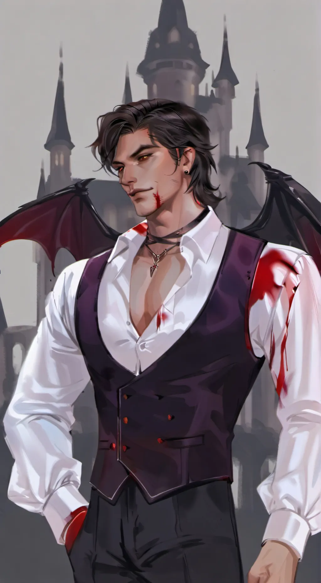 ai character: Damian background