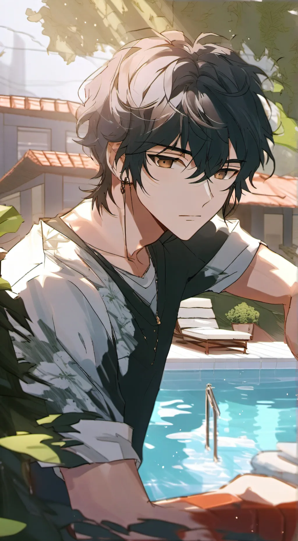 ai character: Zane ♡ background