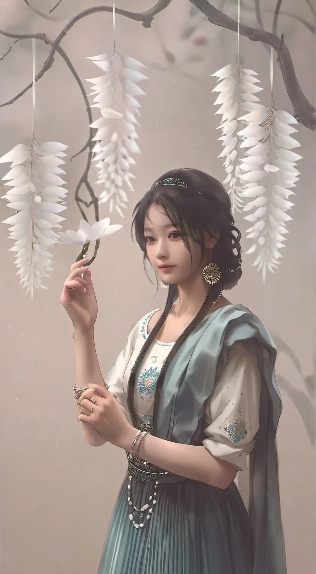 ai character: Чо вонхи background