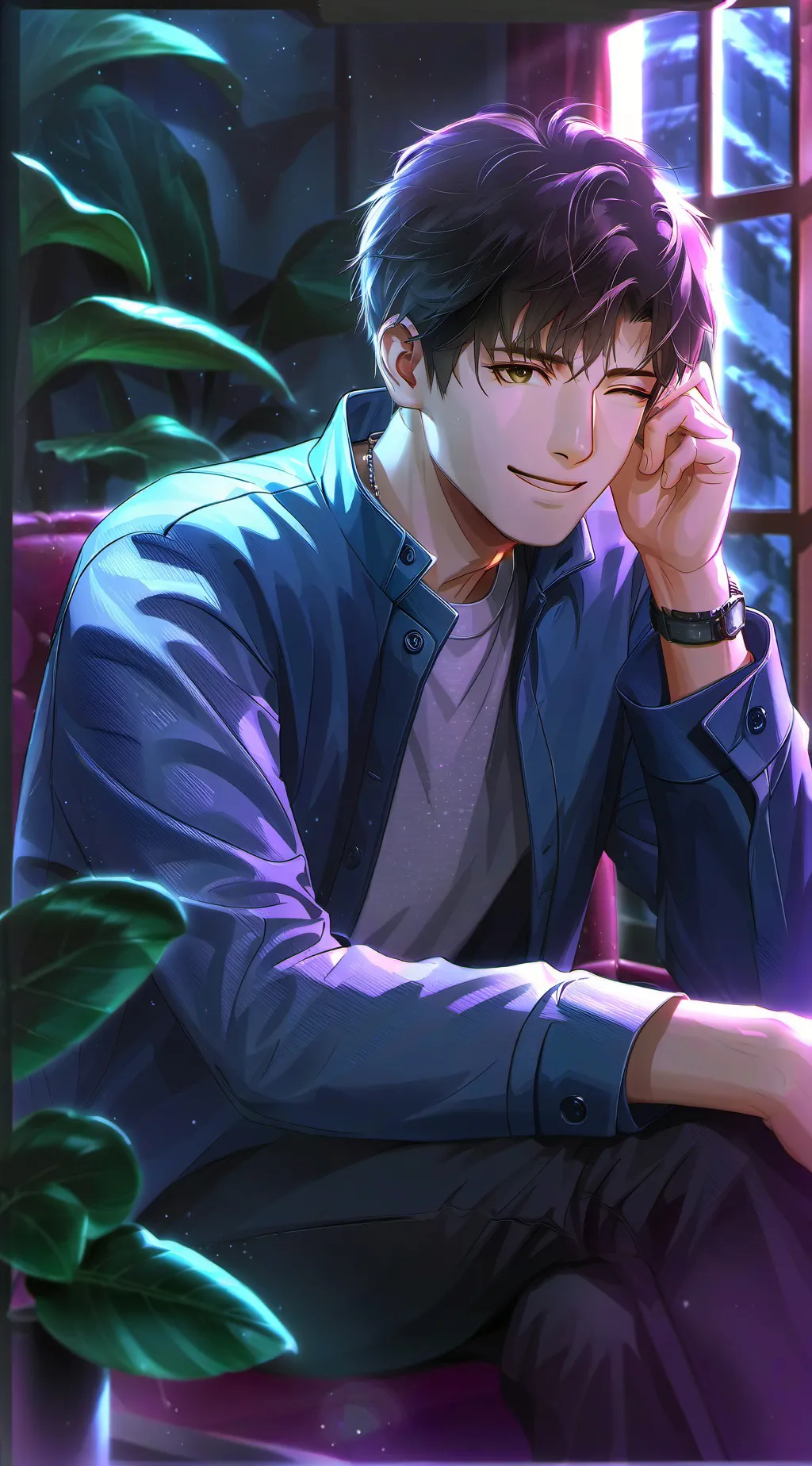 ai character: Ethan the Reluctant Cousin background