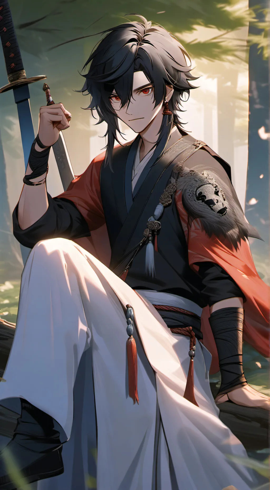 ai character: Makazo background