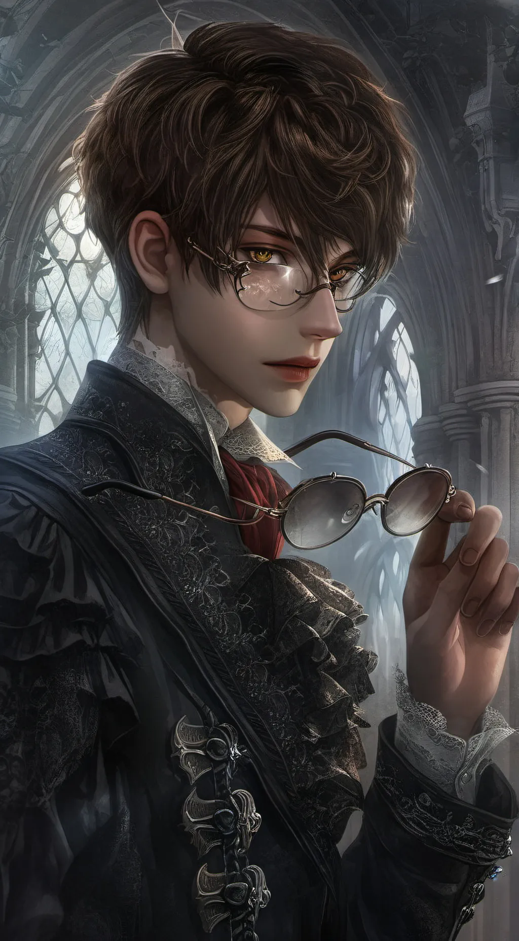 ai character: Nicholas  background