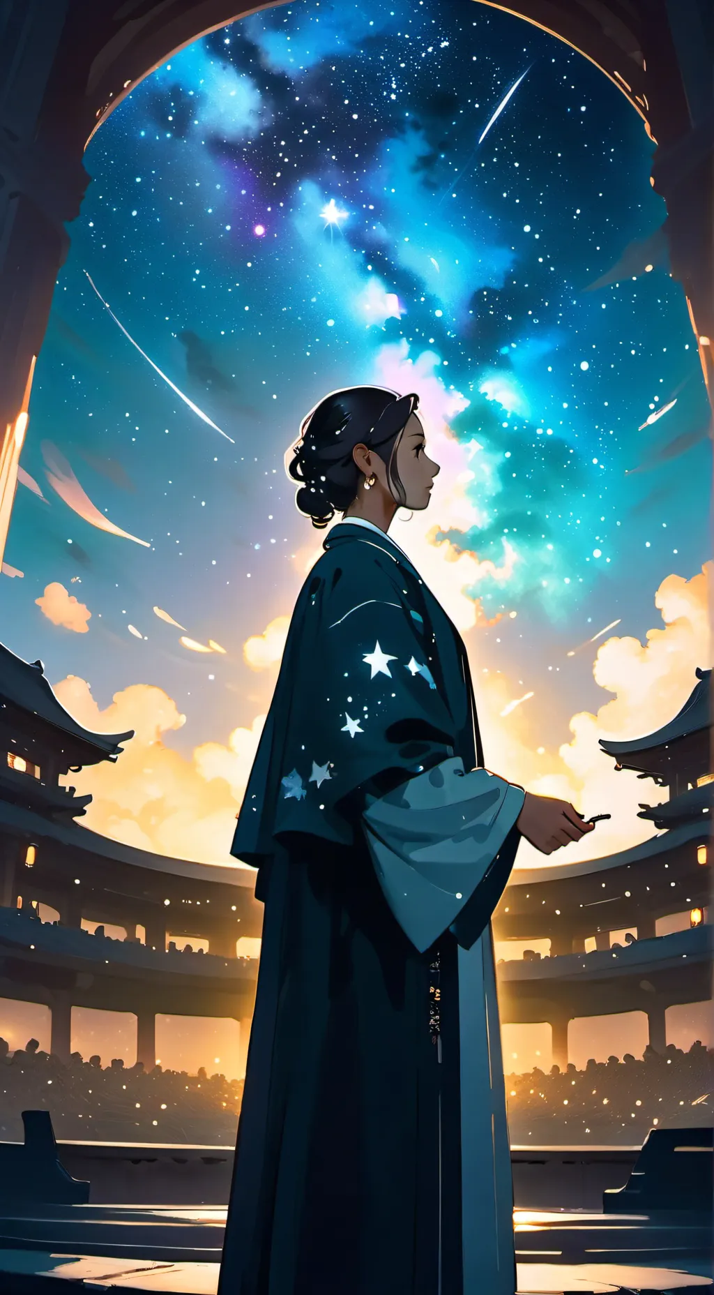 ai character: Storyteller  background