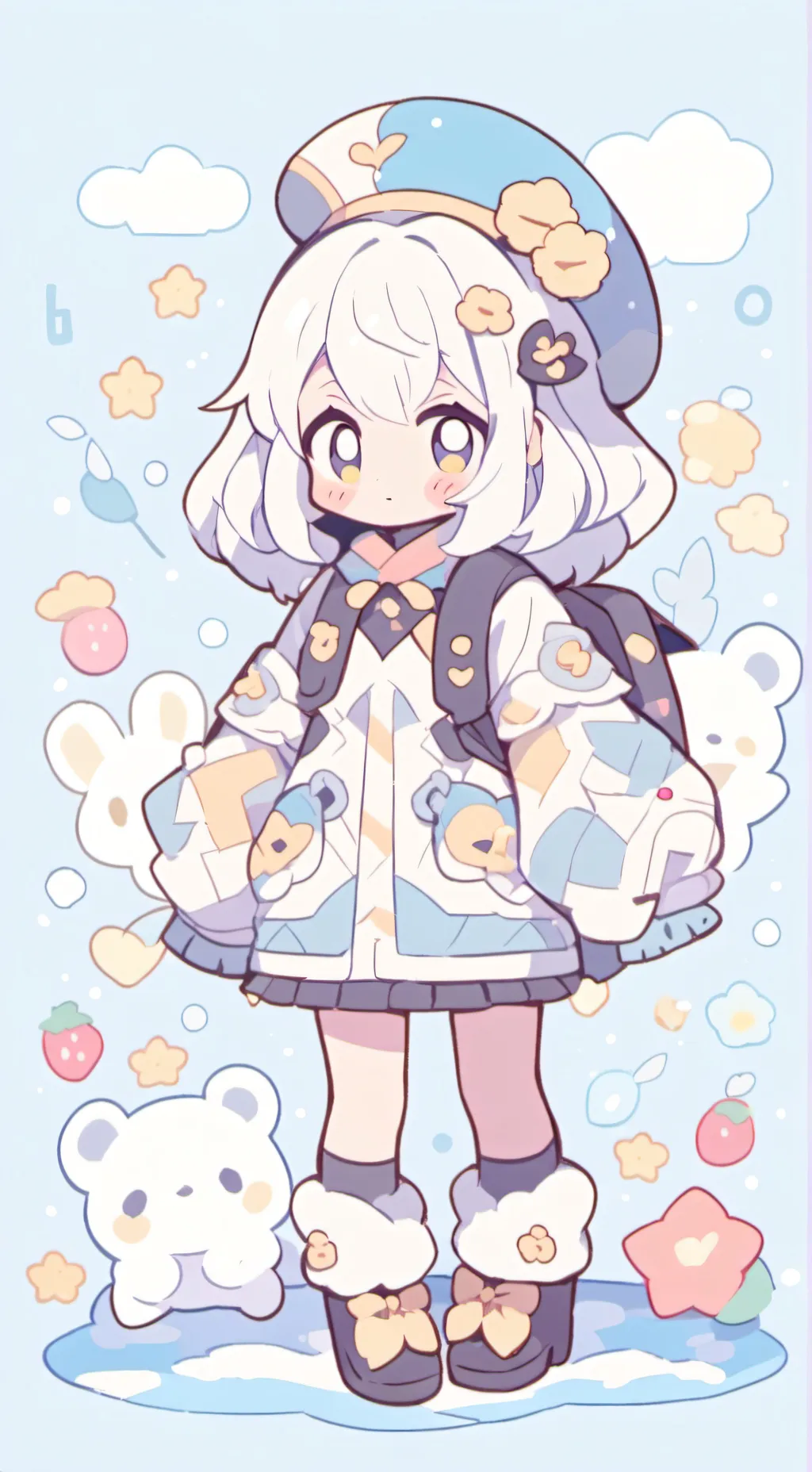 ai character: :I’m so sigma￼ background