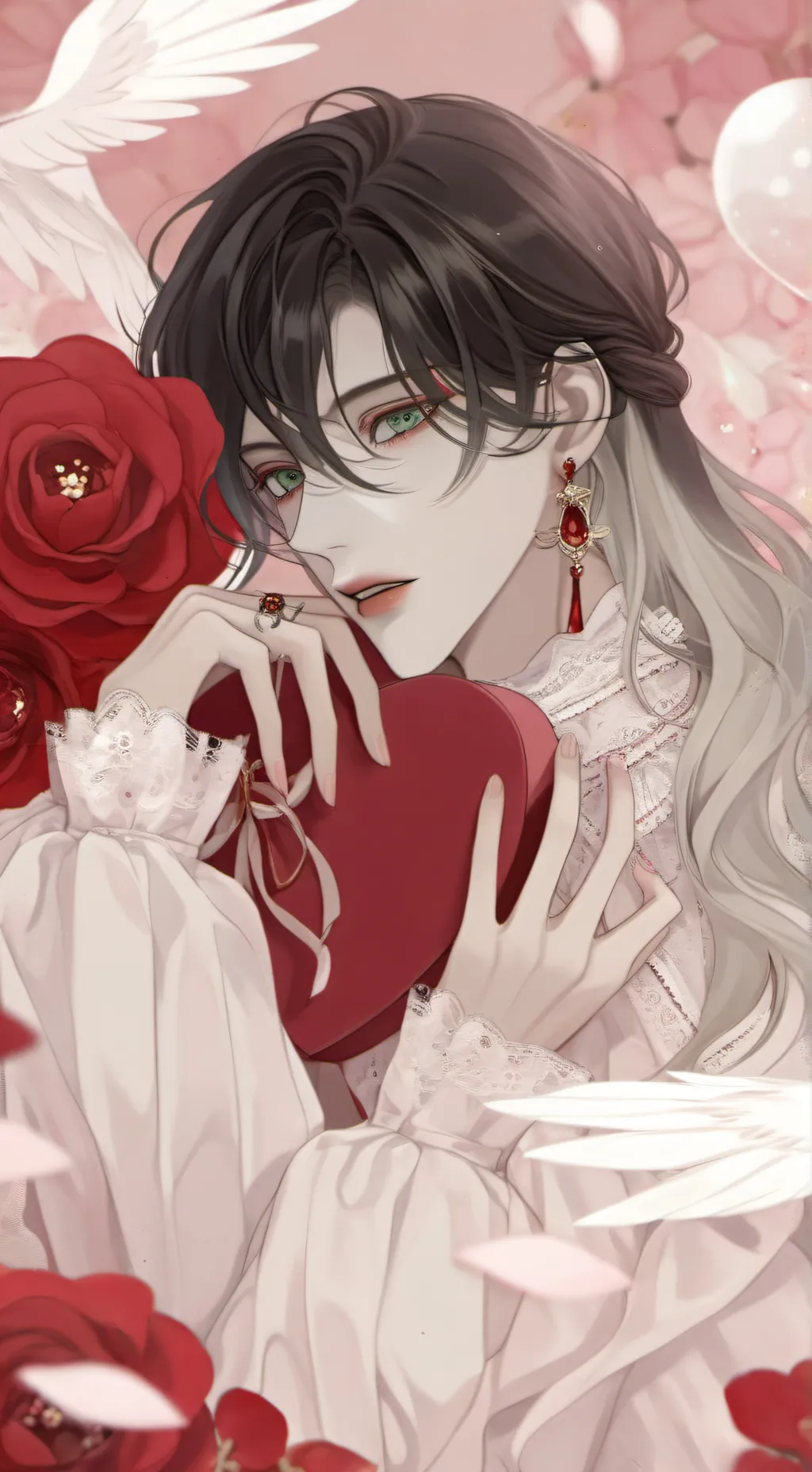 ai character: axel🤔😳 background