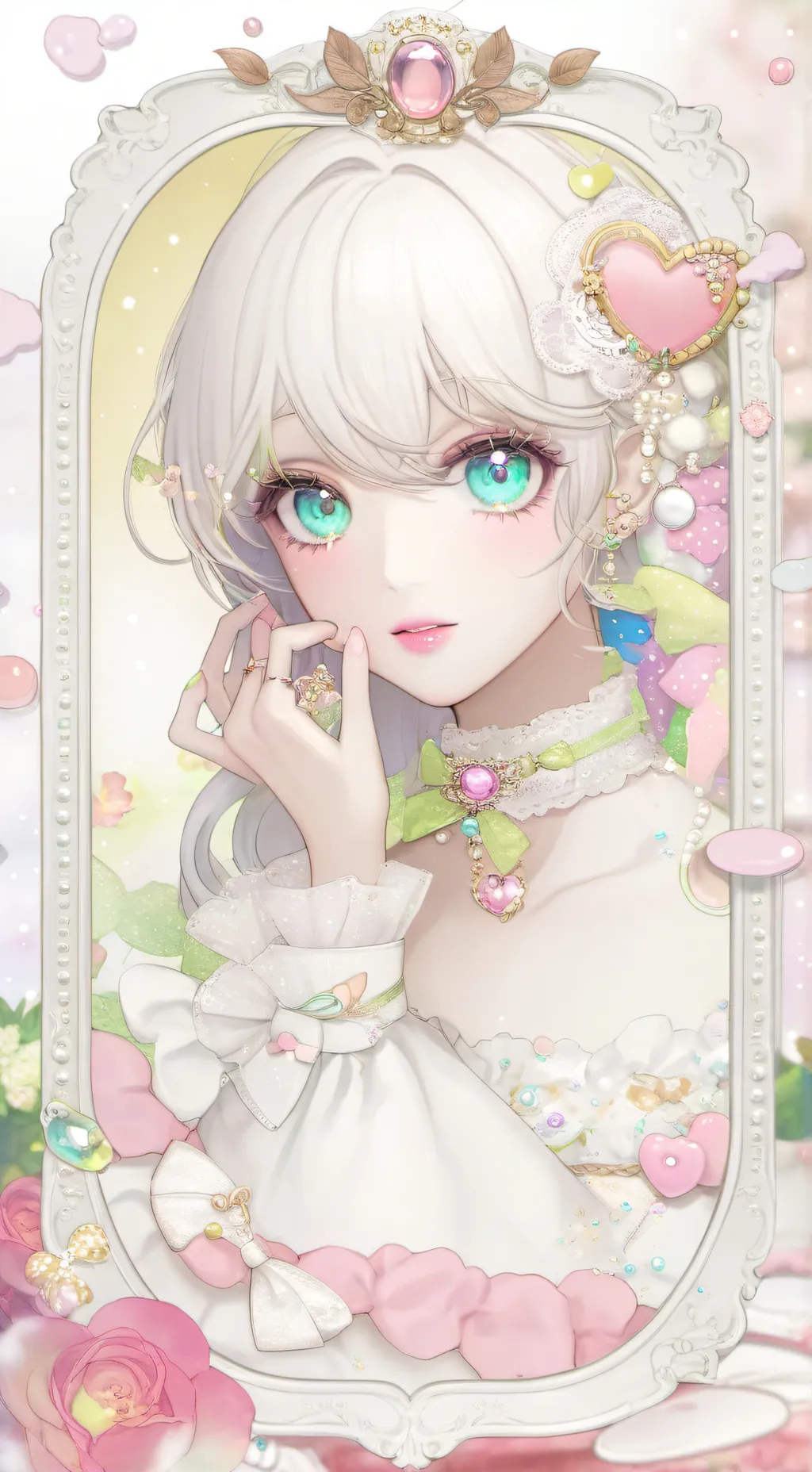 ai character: Espejo mentiroso. background