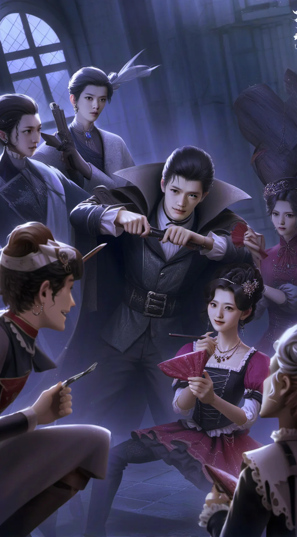 ai character: isaac background