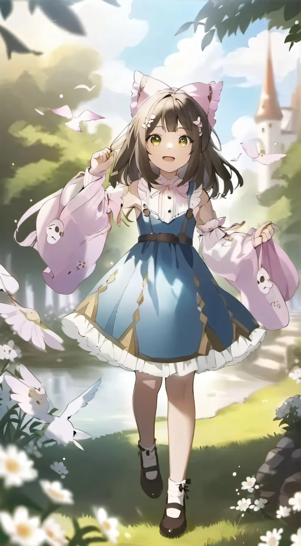 ai character: bella♡♡☆( ＾ω＾) background