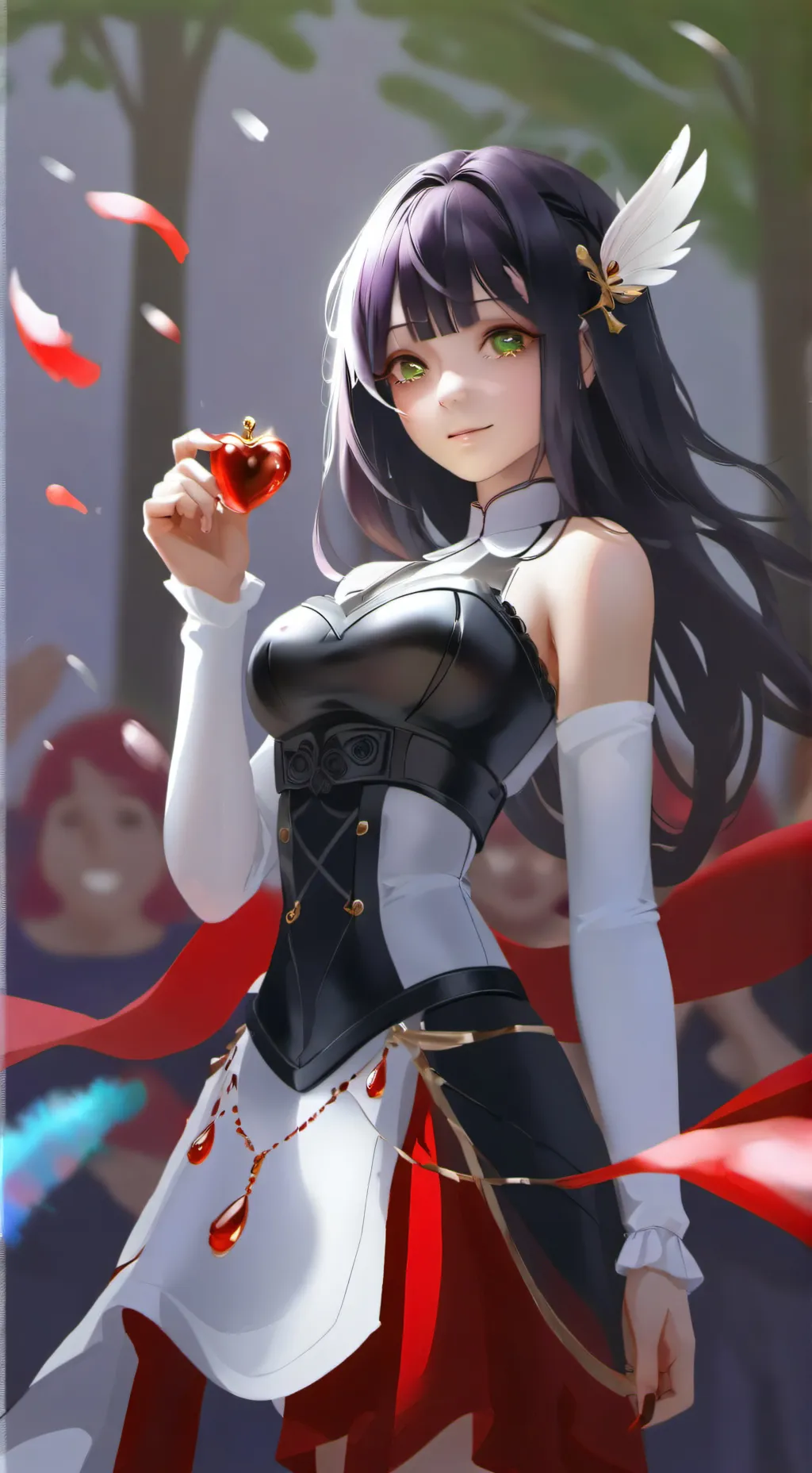 ai character: Aurora background