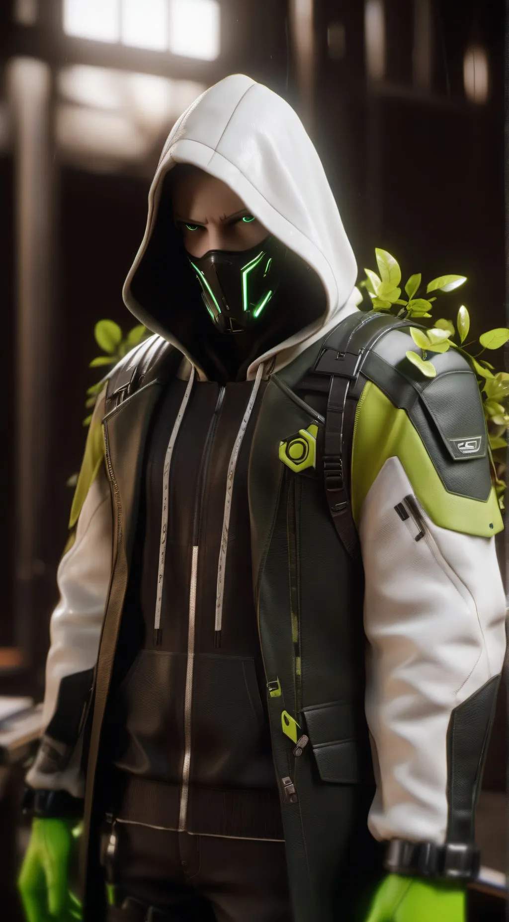 ai character: Hacker background