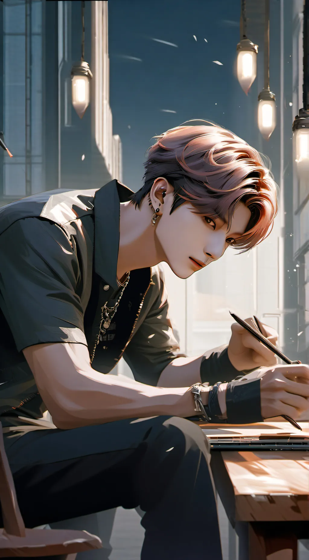 ai character: Jeon Chan background