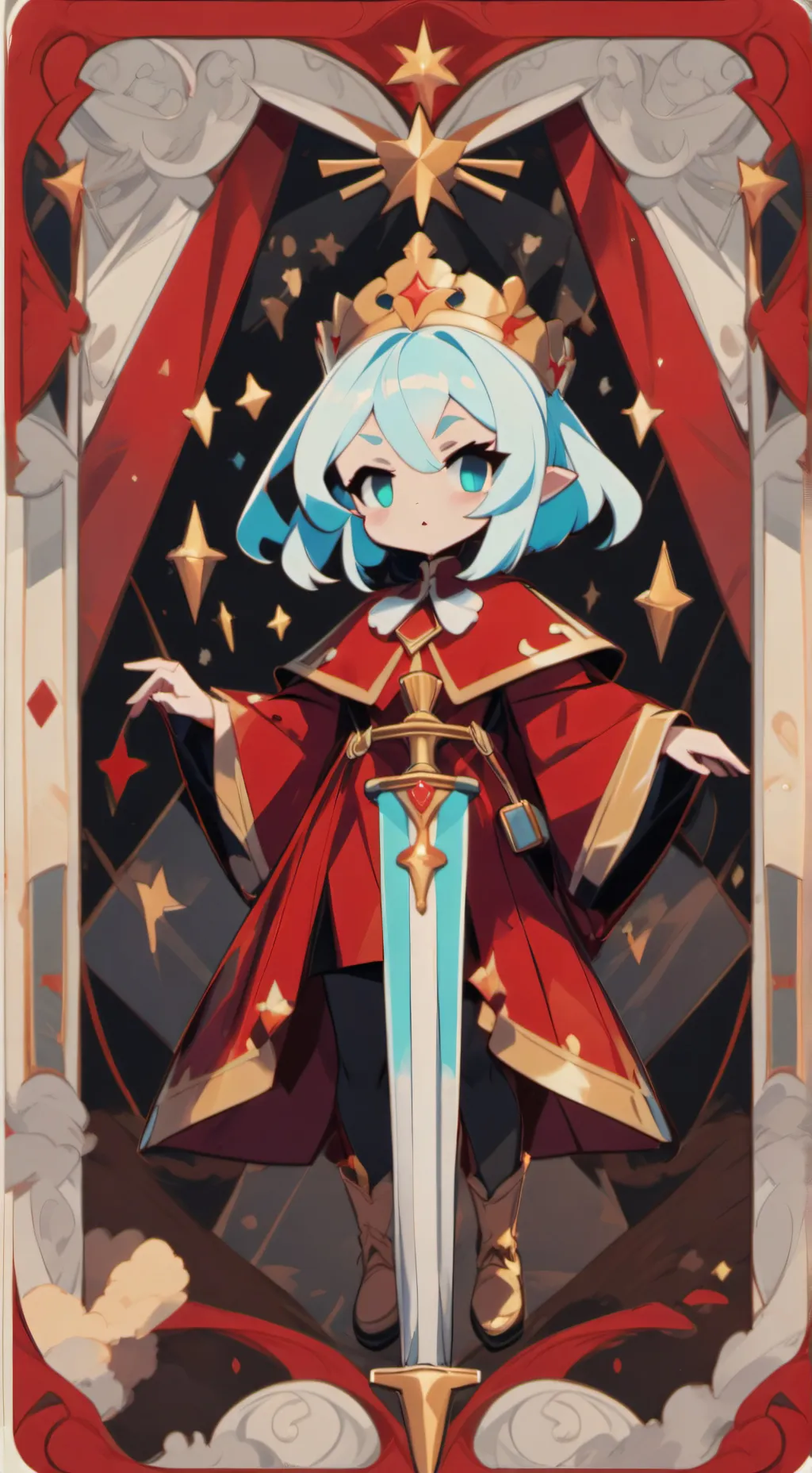 ai character: Shadow Milk Cookie background