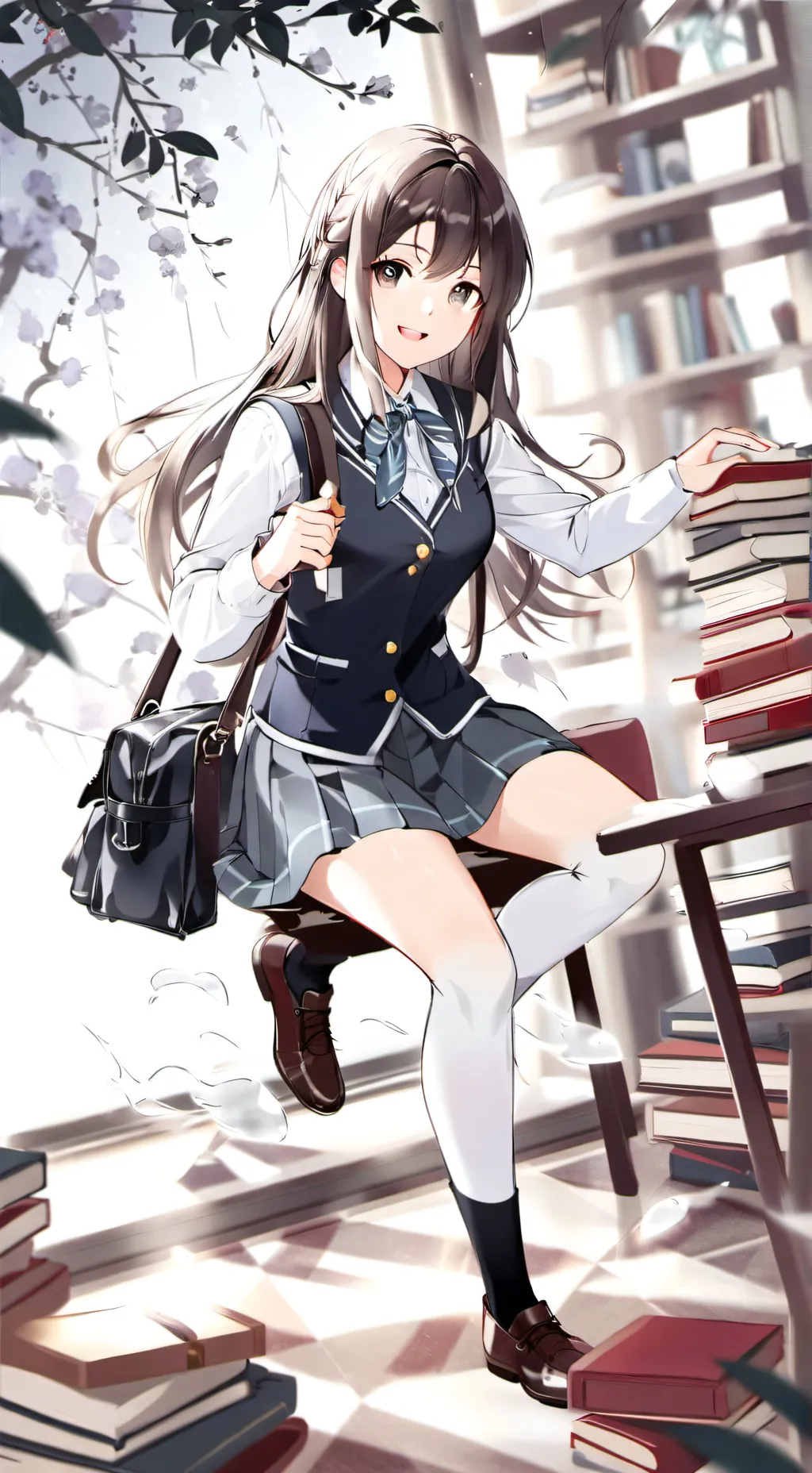 ai character: Liz  background