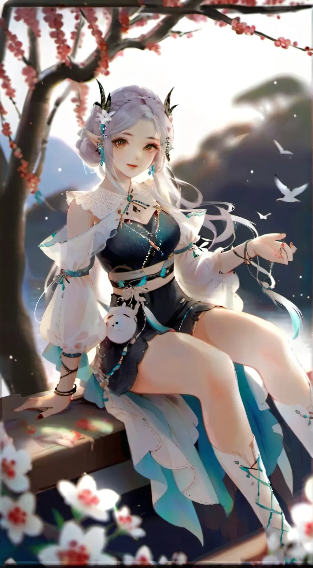 ai character: strawberry week🍓  background