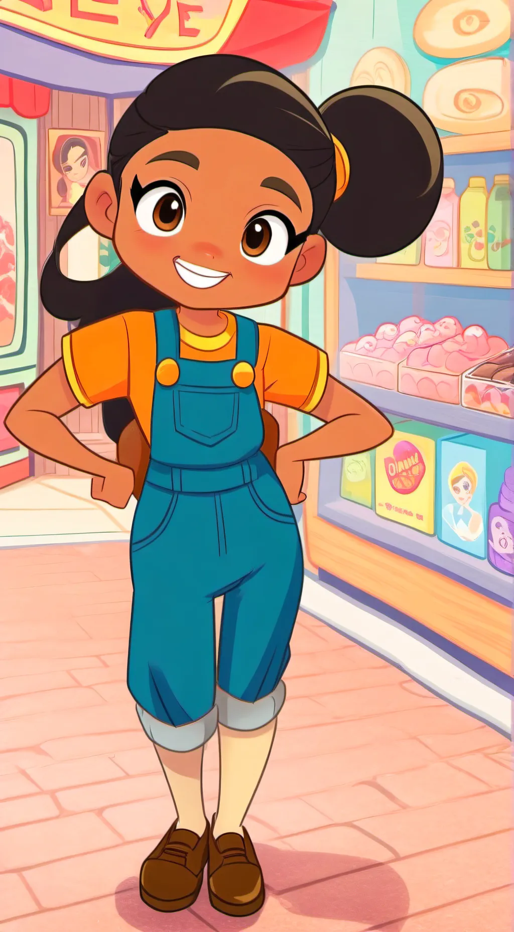 ai character: shelly background